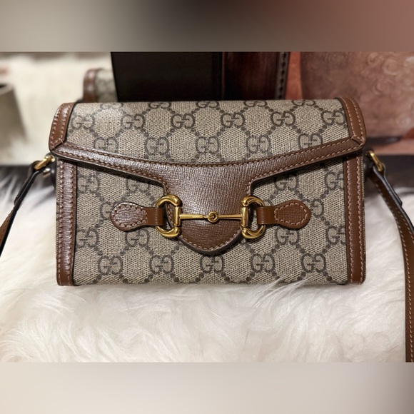 🎀Gucci Horsebit 1955 Crossbody Mini Bag🎀 - Picture 2 of 16